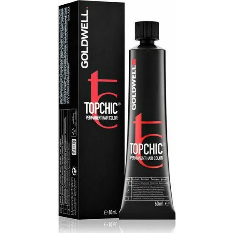 Goldwell Topchic Permanent Hair Color 5NA Καστανό Ανοιχτό Φυσικό Σαντρέ 60ml