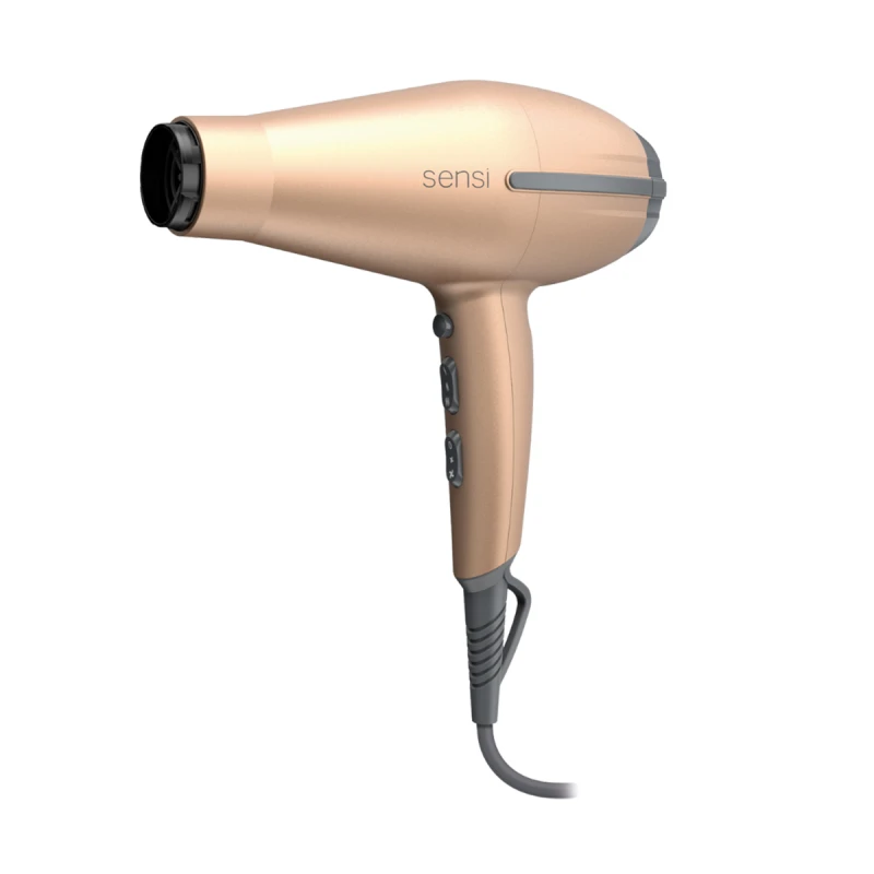 TEMPO 5D SENSI GOLD GH3320 - Επαγγελματικό Πιστολάκι Μαλλιών με στόμιο και Φυσούνα 2200 W