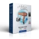 MALICE IONIC ROSE GOLD 2000 LINE - Επαγγελματικό Πιστολάκι Μαλλιών Με 2 Στόμια & Φυσούνα 2200 W