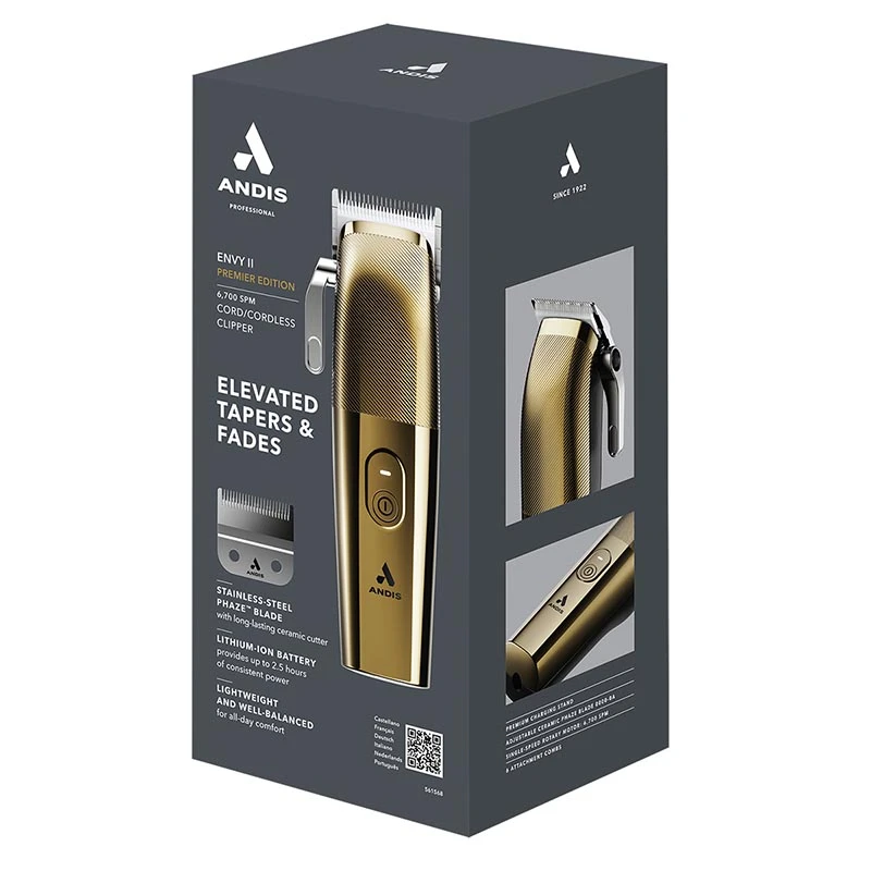 ENVY II PREMIER EDITION
#561568 - Επαγγελματική Κουρευτική Μηχανή Ρεύματος/Επαναφορτιζόμενη PHAZE BLADE