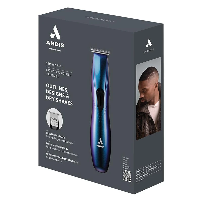 SLIMLINE PRO - GALAXY
D-8 #561561 - Επαγγελματικό Τρίμερ Ρεύματος/Επαναφορτιζόμενο T-BLADE