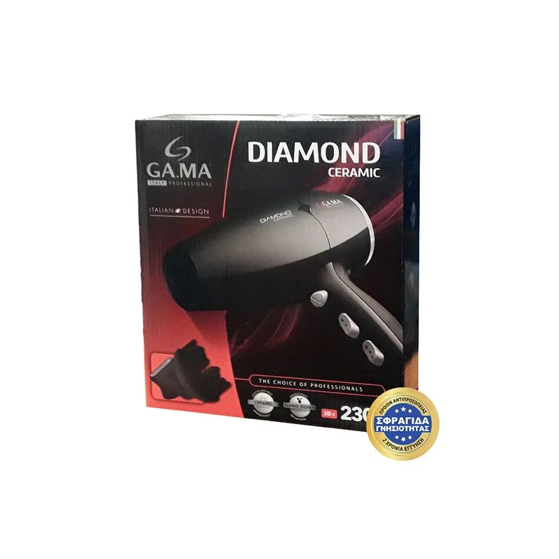 DIAMOND CERAMIC - Πιστολάκι Μαλλιών Με Φυσούνα 2300 W