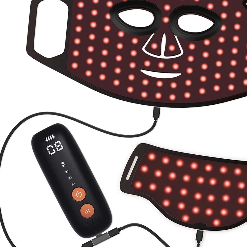 DUAL LED MASK FNLM2PCN001 - Μάσκα Φωτοθεραπείας Προσώπου και Λαιμού για Αντιγήρανση και Κατά της Ακμής