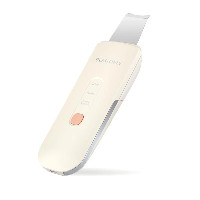 SCRUB AQUA GLOW PRO - Σπατούλα Cavitation Peeling Προσώπου με Νερό για Βαθύ Καθαρισμό & Αντιγήρανση με Υπερηχητικές Δονήσεις και Sonophoresis