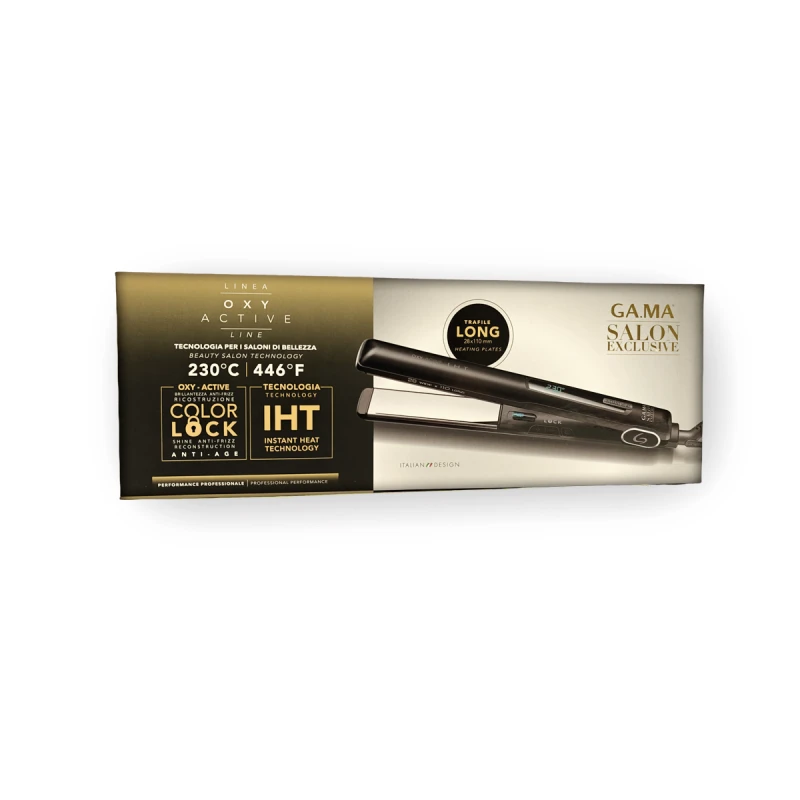 G-STYLE LONG OXY ACTIVE - Επαγγελματική Ψηφιακή Πρέσα Μαλλιών Με Πλάκες Χρωμίου 230˚C