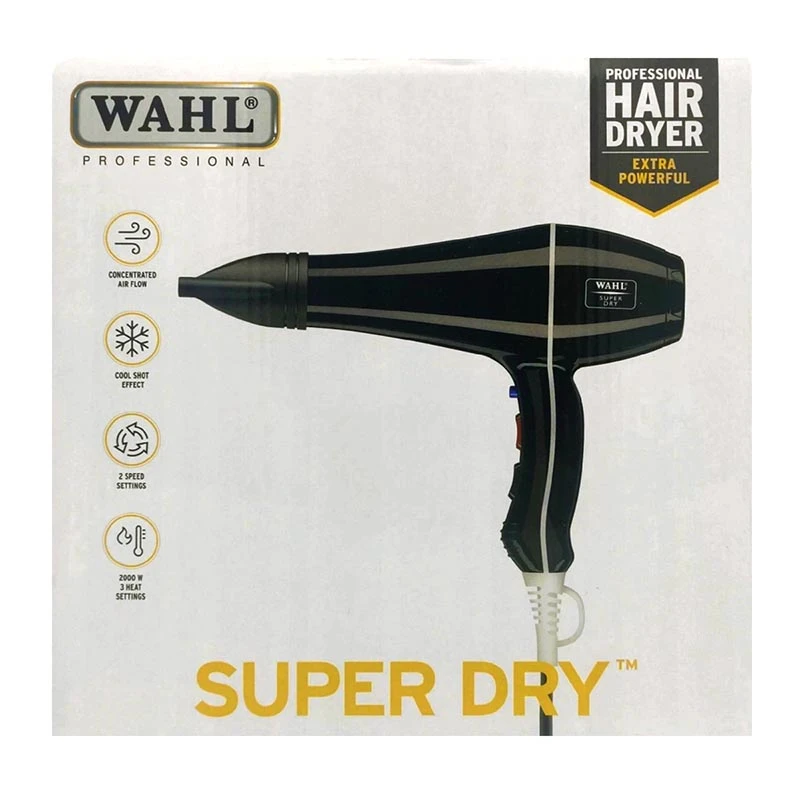 SUPER DRY 4340-0470 - Επαγγελματικό Πιστολάκι Μαλλιών με 2 Στόμια 2000 W