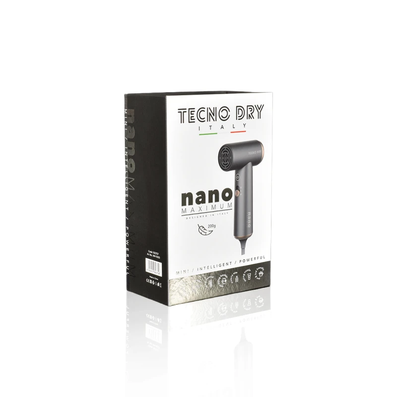 NANO MAXIMUM NM-1000 - Πιστολάκι Μαλλιών με Brushless μοτέρ 800 W