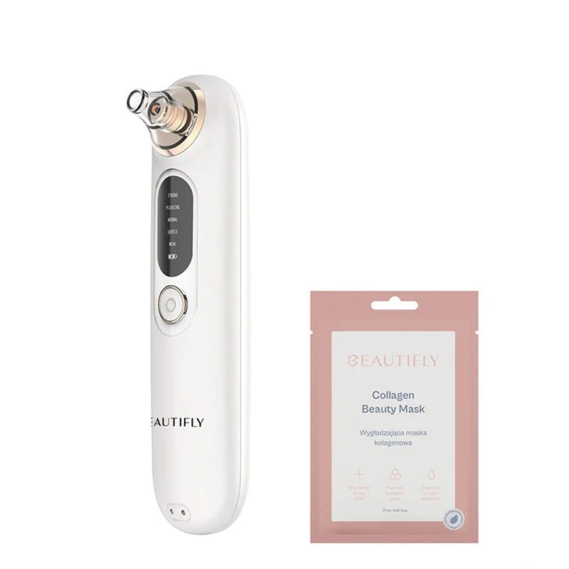 DERMA GLOW PRO - Συσκευή για Βαθύ Καθαρισμό / Δερμοαπόξεση Προσώπου με Αναρρόφηση (vacuum) και 6 Κεφαλές