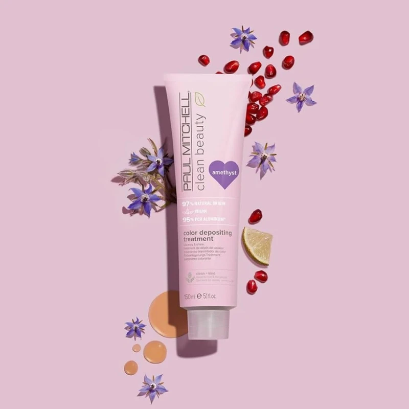 Paul Mitchell Clean Beauty Color Depositing Treatment Amethyst 150ml Paul Mitchell Clean Beauty Color Depositing Treatment Amethyst 150ml