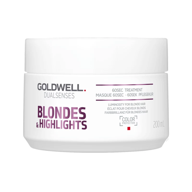 Goldwell Dualsenses Blonde & Highlights 60 Sec Treatment Masque 200ml Goldwell Dualsenses Blonde & Highlights 60 Sec Treatment Masque 200ml