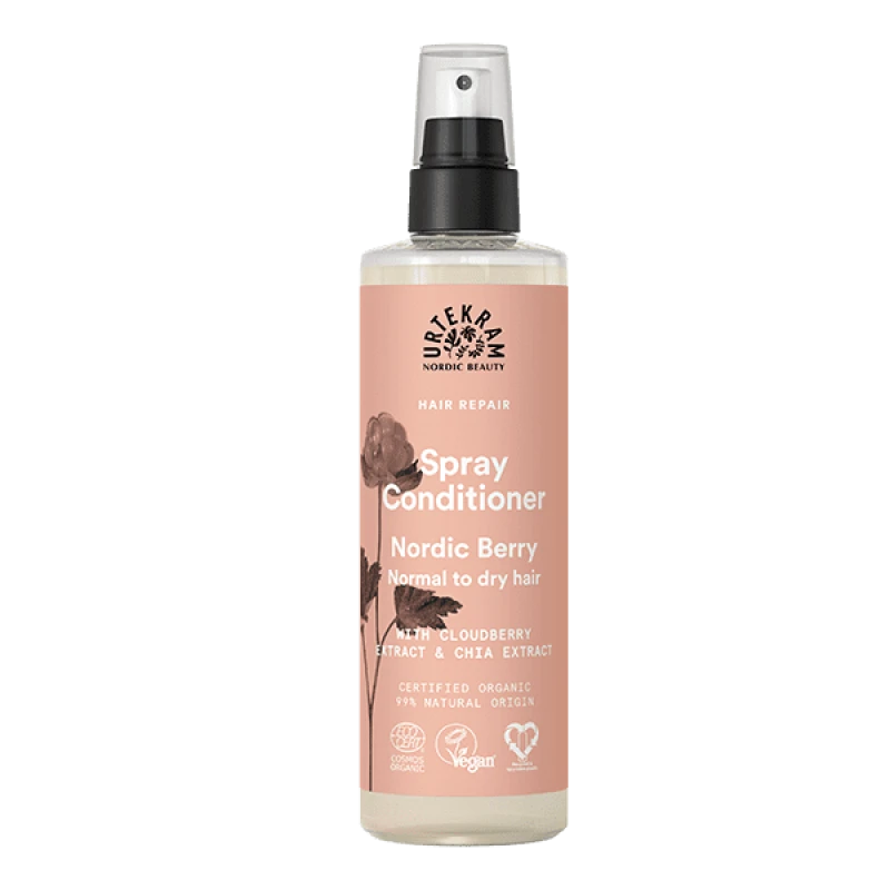 URTEKRAM | Conditioner Μαλλιών Σε Σπρέι Nordic Berry Για αναδόμηση - Σε Στεγνά & Βρεγμένα Μαλλιά 250ml
